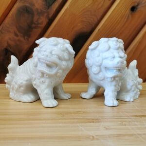 Vintage Foo Dogs Salt And Pepper Shakers